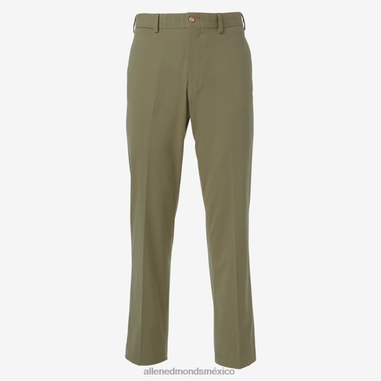 pantalones caqui de corte clásico BB60H505 aceituna unisexoAllen Edmonds