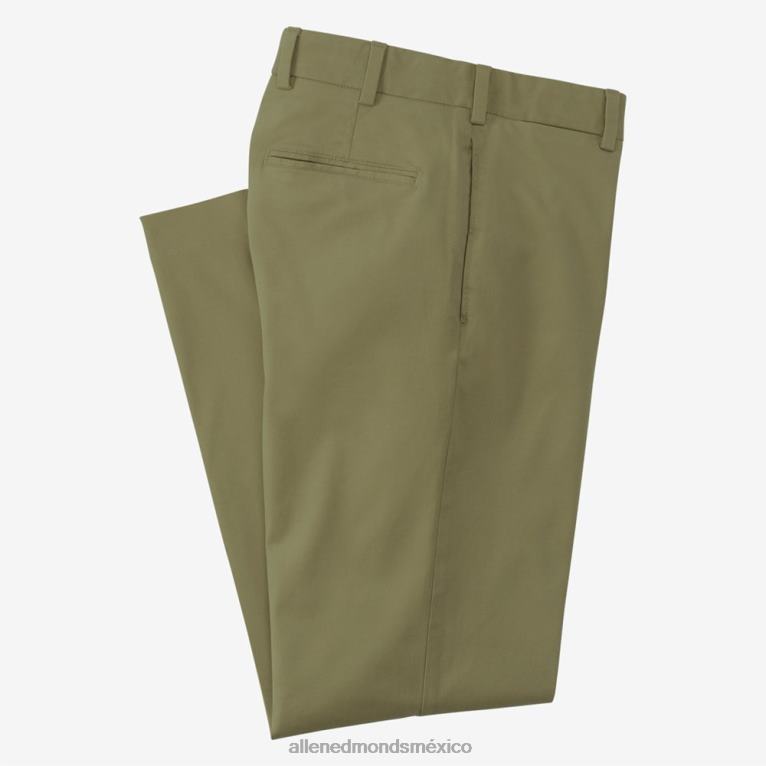 pantalones caqui de corte clásico BB60H505 aceituna unisexoAllen Edmonds