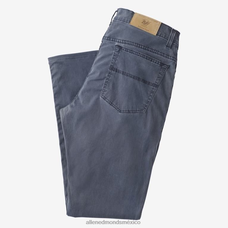 pantalones rectos de 5 bolsillos BB60H201 gris unisexoAllen Edmonds