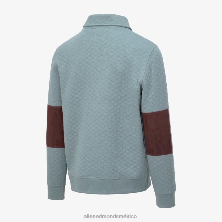 sudadera billy reid acolchada con cuello esmoquin BB60H231 lavar azul unisexoAllen Edmonds