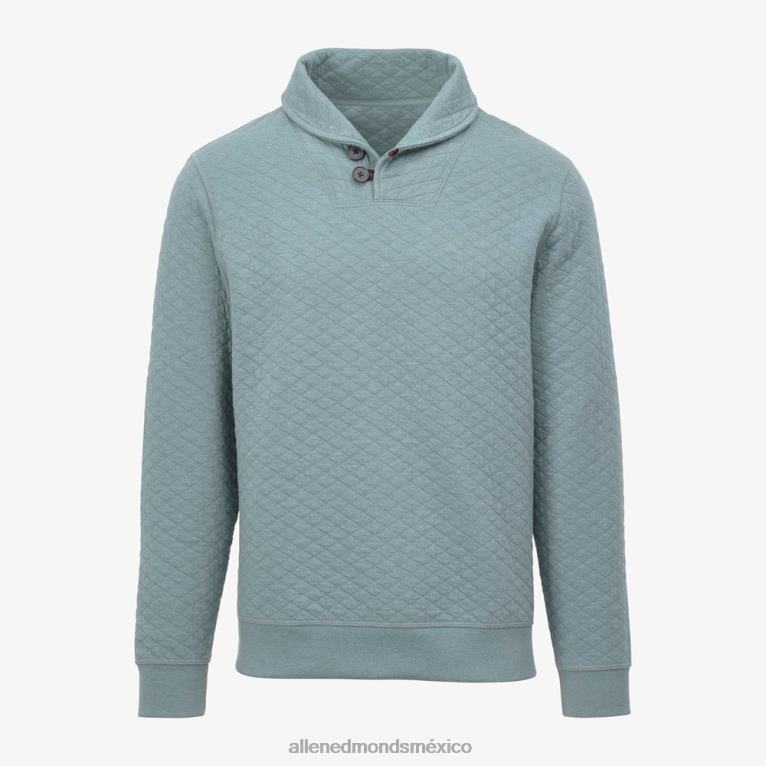 sudadera billy reid acolchada con cuello esmoquin BB60H231 lavar azul unisexoAllen Edmonds